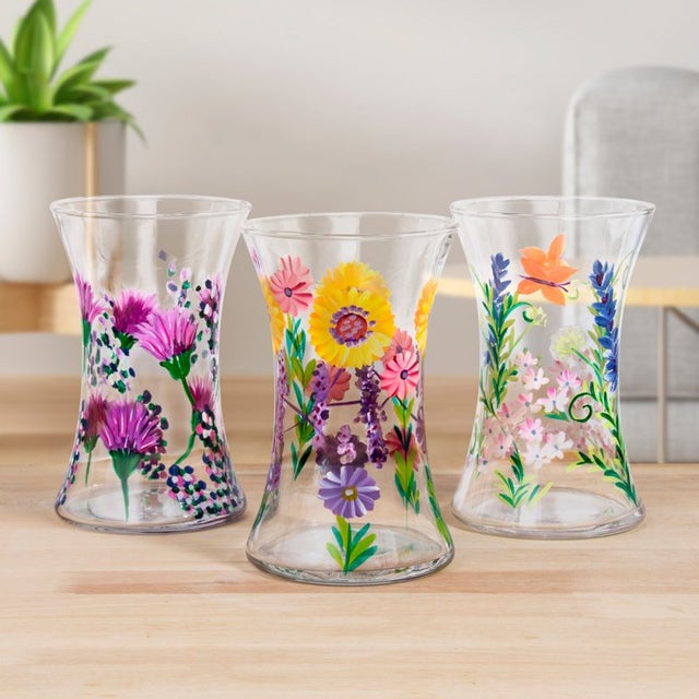 Decorative Glass Vases | South Wootton Post Office